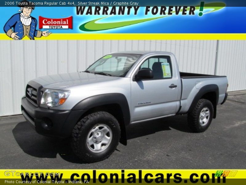 Silver Streak Mica / Graphite Gray 2006 Toyota Tacoma Regular Cab 4x4
