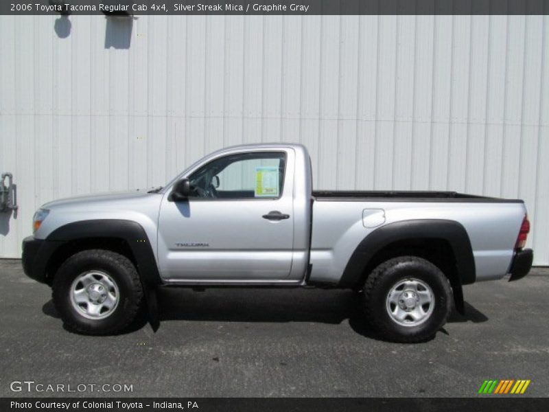 Silver Streak Mica / Graphite Gray 2006 Toyota Tacoma Regular Cab 4x4