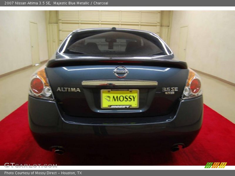 Majestic Blue Metallic / Charcoal 2007 Nissan Altima 3.5 SE