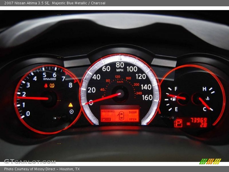 Majestic Blue Metallic / Charcoal 2007 Nissan Altima 3.5 SE