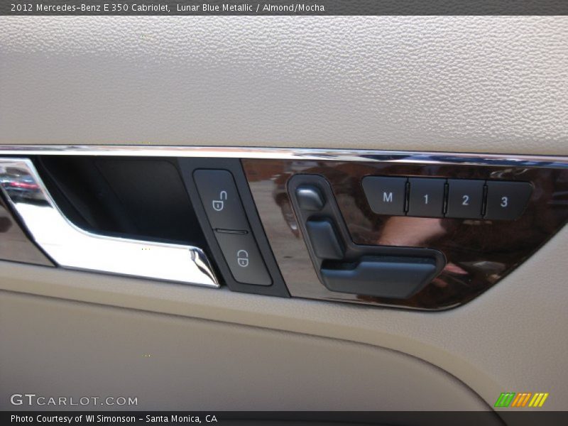 Lunar Blue Metallic / Almond/Mocha 2012 Mercedes-Benz E 350 Cabriolet