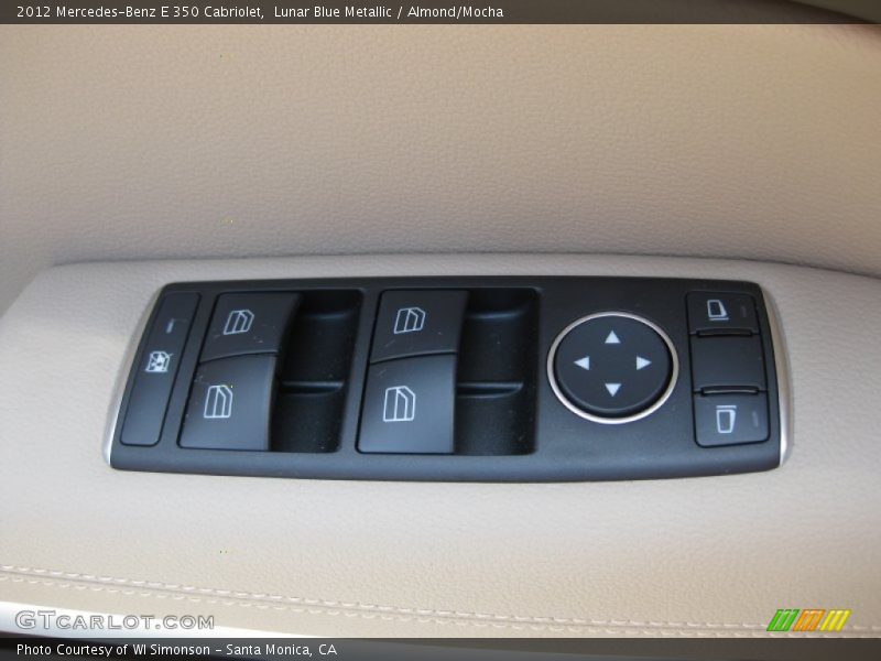 Lunar Blue Metallic / Almond/Mocha 2012 Mercedes-Benz E 350 Cabriolet