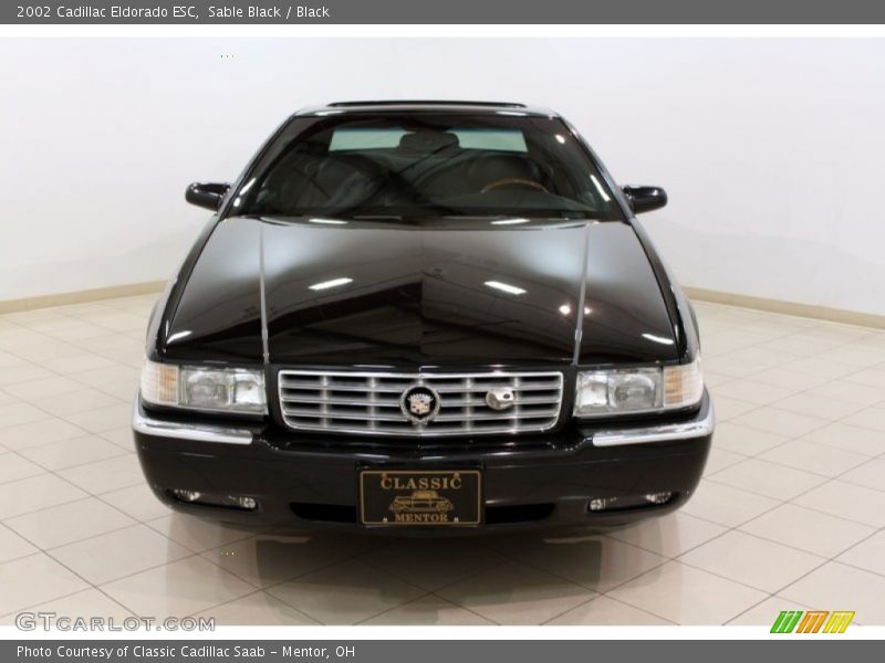 Sable Black / Black 2002 Cadillac Eldorado ESC