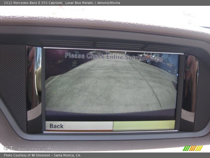 Lunar Blue Metallic / Almond/Mocha 2012 Mercedes-Benz E 350 Cabriolet