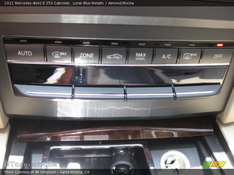 Lunar Blue Metallic / Almond/Mocha 2012 Mercedes-Benz E 350 Cabriolet