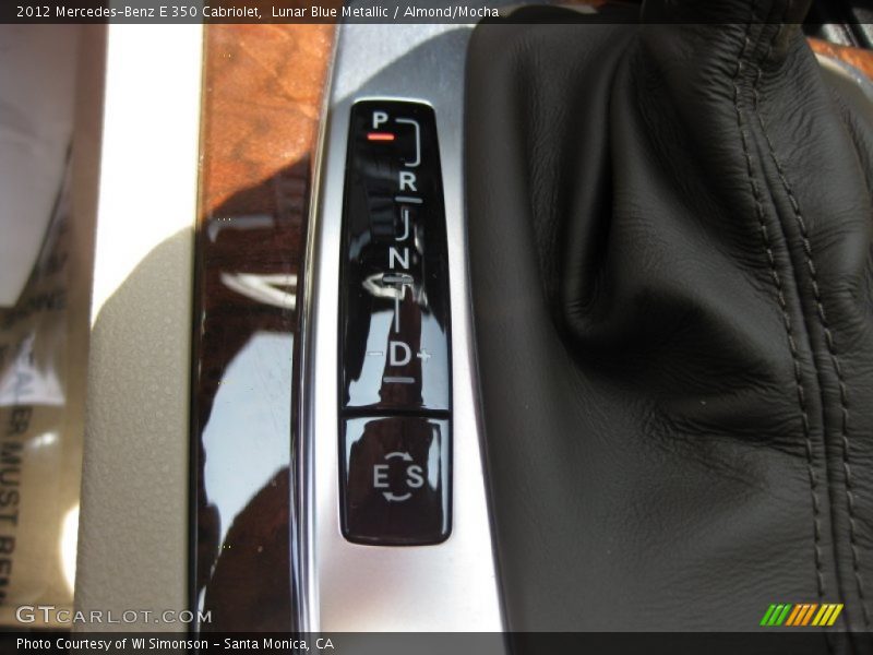 Lunar Blue Metallic / Almond/Mocha 2012 Mercedes-Benz E 350 Cabriolet