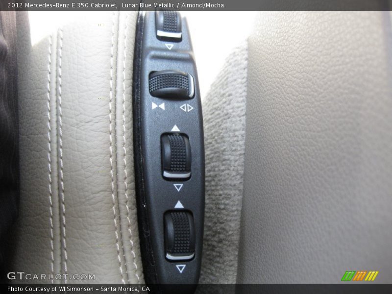 Lunar Blue Metallic / Almond/Mocha 2012 Mercedes-Benz E 350 Cabriolet