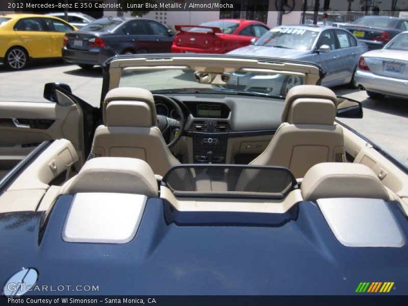 Lunar Blue Metallic / Almond/Mocha 2012 Mercedes-Benz E 350 Cabriolet