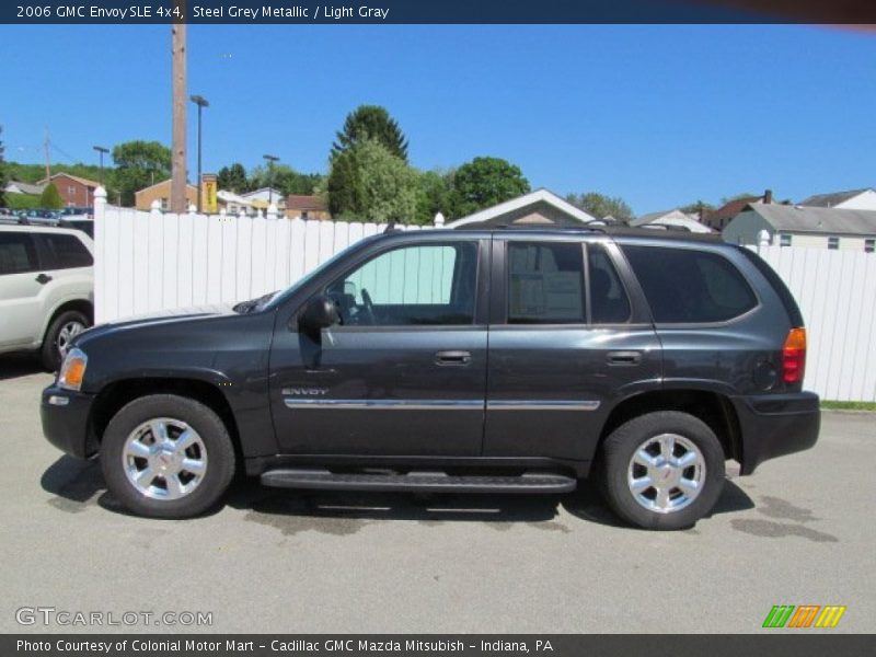 Steel Grey Metallic / Light Gray 2006 GMC Envoy SLE 4x4