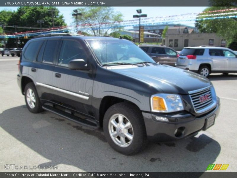 Steel Grey Metallic / Light Gray 2006 GMC Envoy SLE 4x4