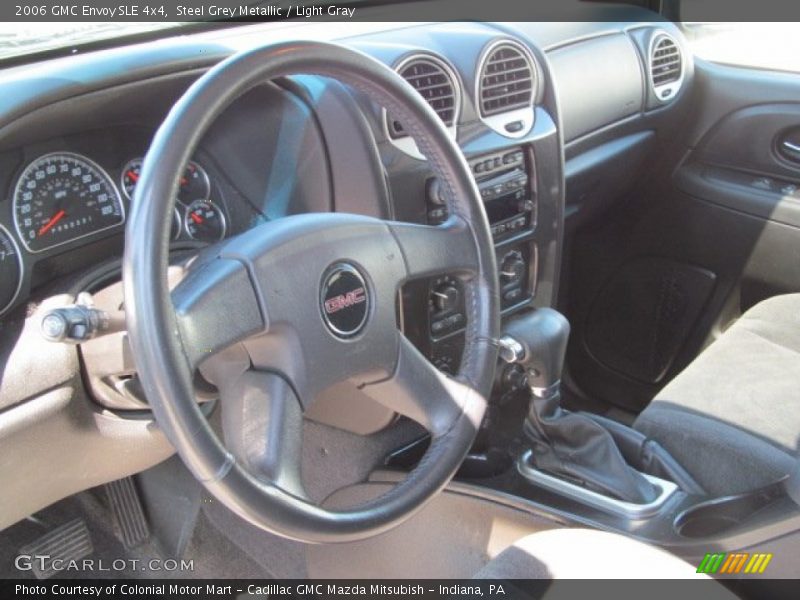 Steel Grey Metallic / Light Gray 2006 GMC Envoy SLE 4x4