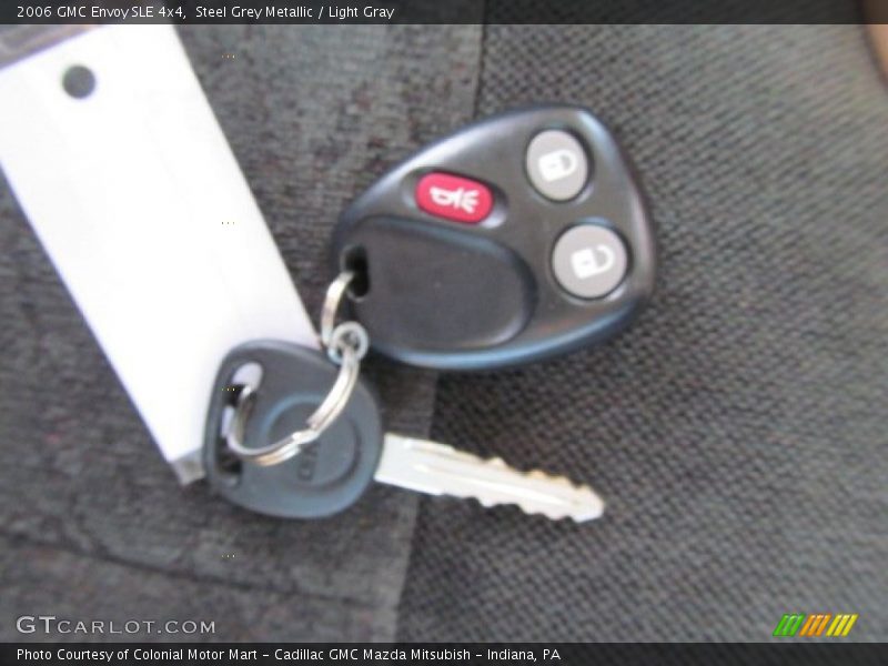 Steel Grey Metallic / Light Gray 2006 GMC Envoy SLE 4x4