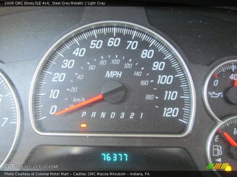 Steel Grey Metallic / Light Gray 2006 GMC Envoy SLE 4x4