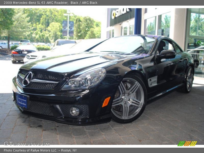 Black / AMG Black 2009 Mercedes-Benz SL 63 AMG Roadster
