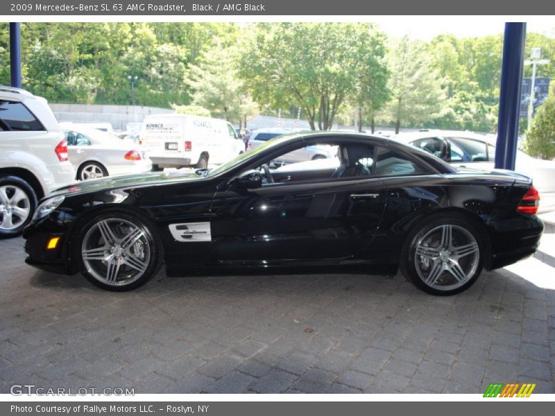 Black / AMG Black 2009 Mercedes-Benz SL 63 AMG Roadster
