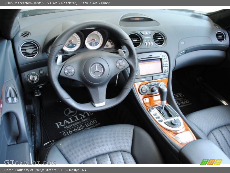 Black / AMG Black 2009 Mercedes-Benz SL 63 AMG Roadster