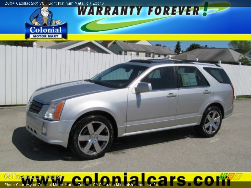 Light Platinum Metallic / Ebony 2004 Cadillac SRX V8