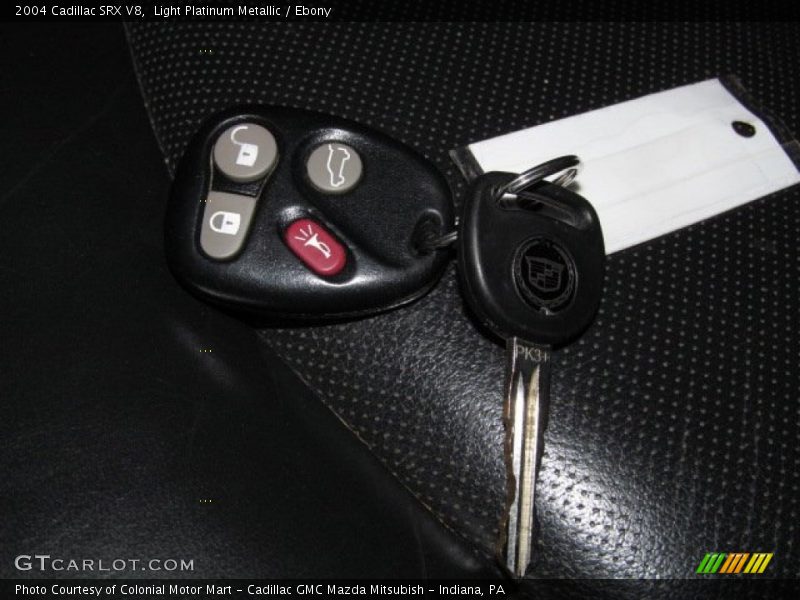 Light Platinum Metallic / Ebony 2004 Cadillac SRX V8