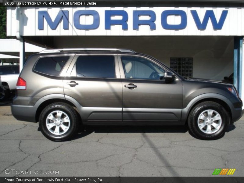 Metal Bronze / Beige 2009 Kia Borrego LX V6 4x4