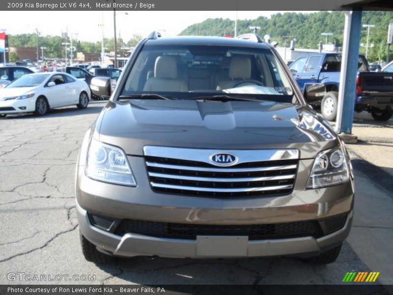 Metal Bronze / Beige 2009 Kia Borrego LX V6 4x4