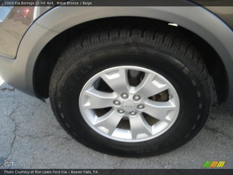 Metal Bronze / Beige 2009 Kia Borrego LX V6 4x4