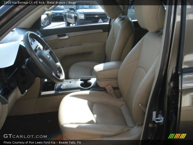 Metal Bronze / Beige 2009 Kia Borrego LX V6 4x4