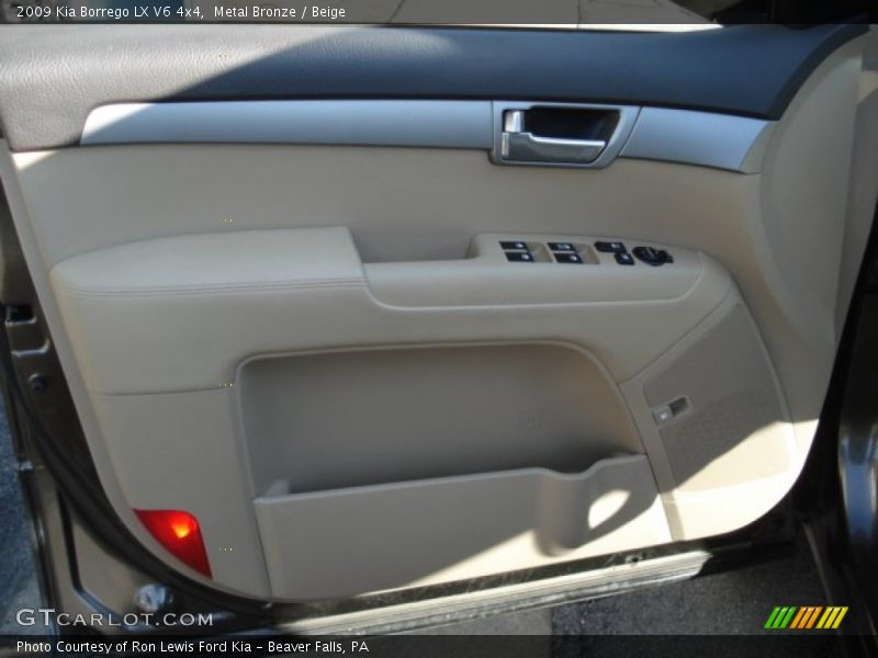 Metal Bronze / Beige 2009 Kia Borrego LX V6 4x4