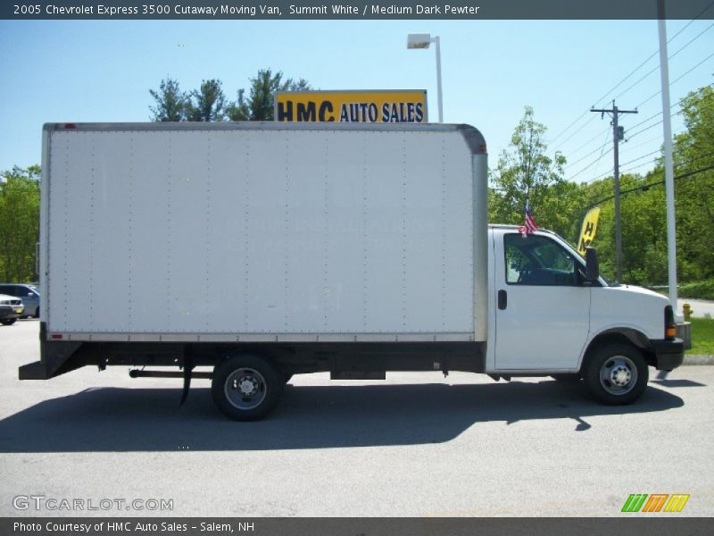 Summit White / Medium Dark Pewter 2005 Chevrolet Express 3500 Cutaway Moving Van