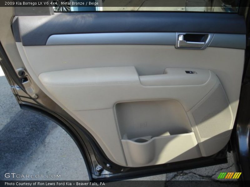 Metal Bronze / Beige 2009 Kia Borrego LX V6 4x4