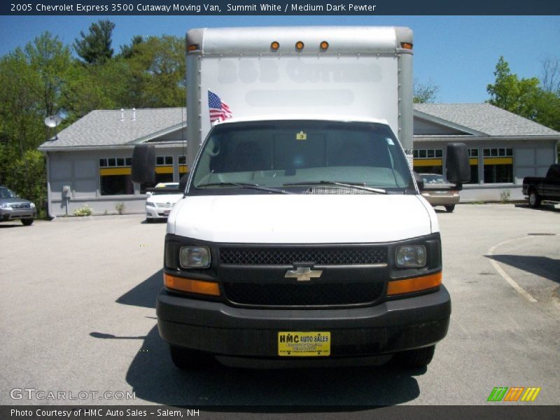 Summit White / Medium Dark Pewter 2005 Chevrolet Express 3500 Cutaway Moving Van