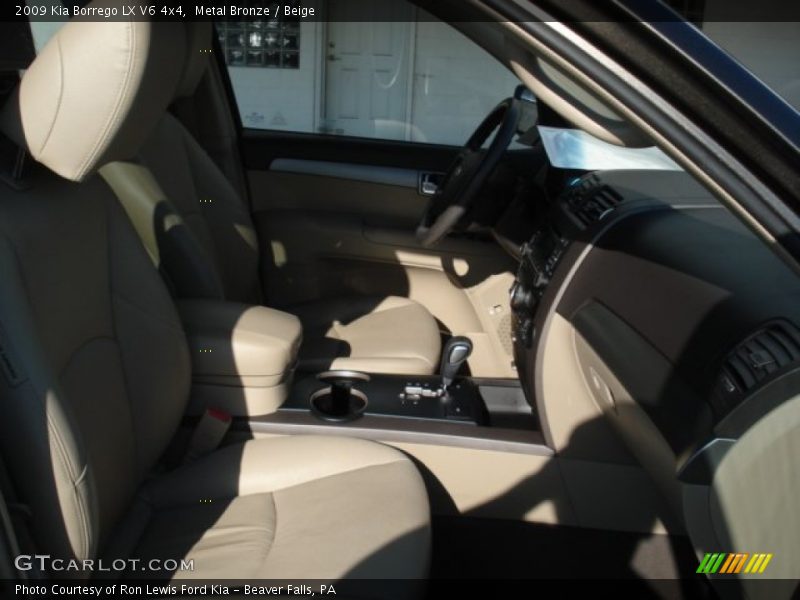 Metal Bronze / Beige 2009 Kia Borrego LX V6 4x4