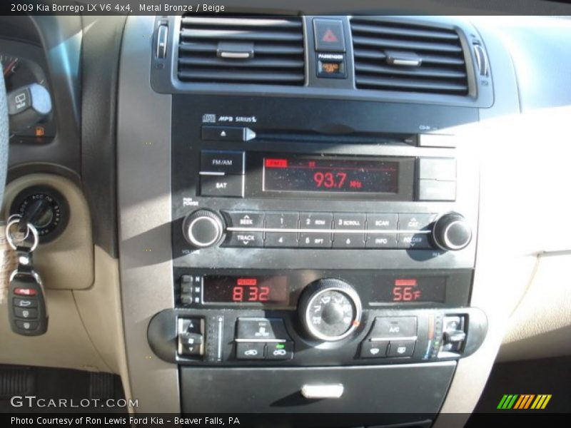 Metal Bronze / Beige 2009 Kia Borrego LX V6 4x4