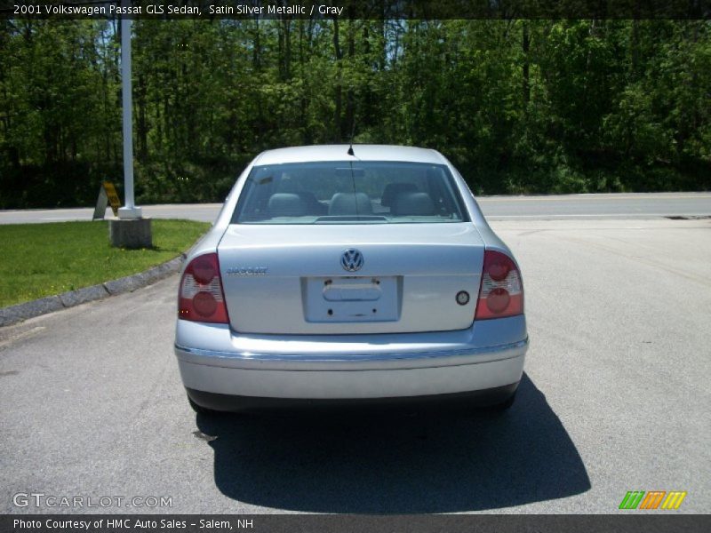 Satin Silver Metallic / Gray 2001 Volkswagen Passat GLS Sedan