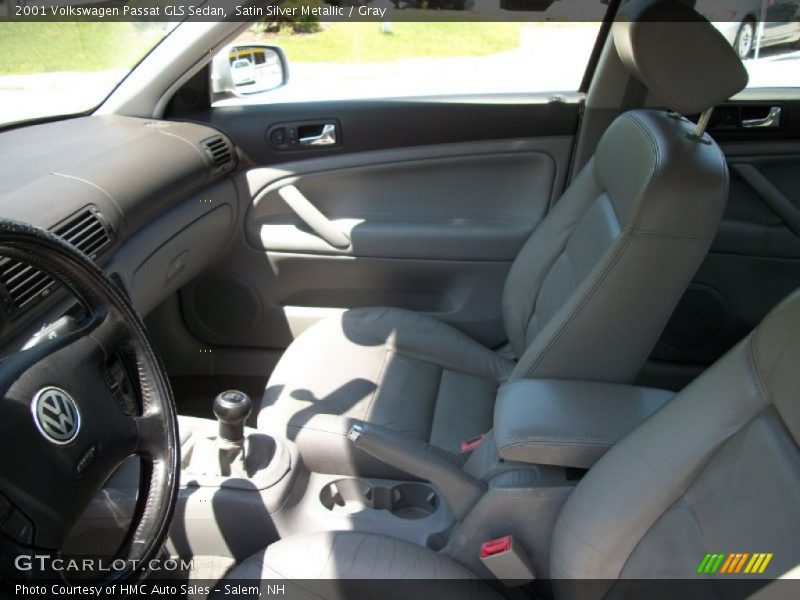 Satin Silver Metallic / Gray 2001 Volkswagen Passat GLS Sedan