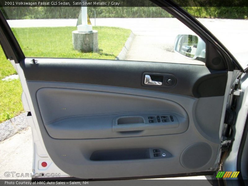 Satin Silver Metallic / Gray 2001 Volkswagen Passat GLS Sedan