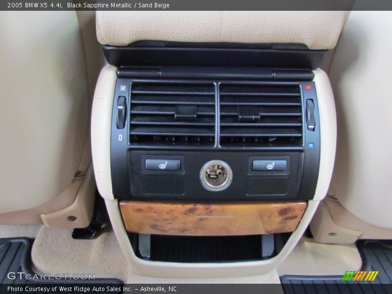 Black Sapphire Metallic / Sand Beige 2005 BMW X5 4.4i