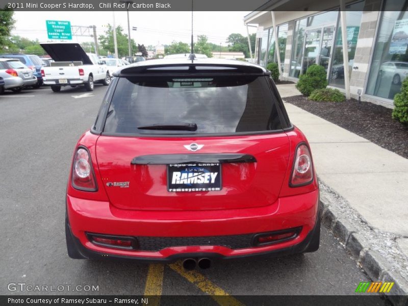 Chili Red / Carbon Black 2011 Mini Cooper S Hardtop