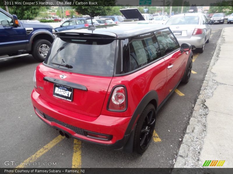 Chili Red / Carbon Black 2011 Mini Cooper S Hardtop