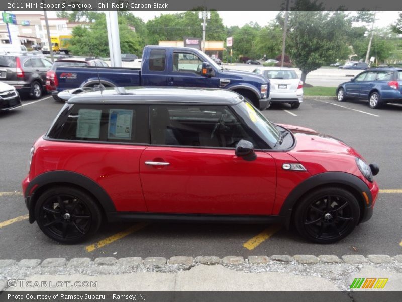 Chili Red / Carbon Black 2011 Mini Cooper S Hardtop