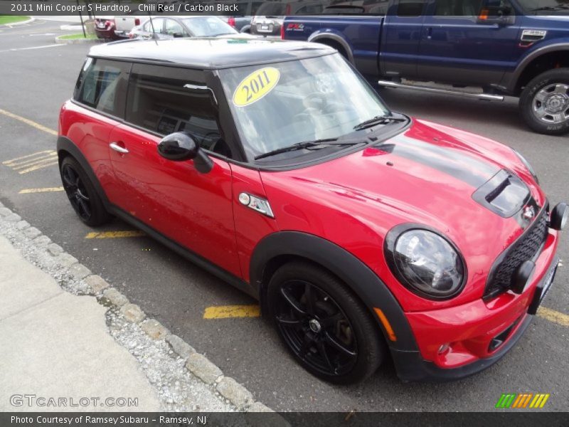 Chili Red / Carbon Black 2011 Mini Cooper S Hardtop