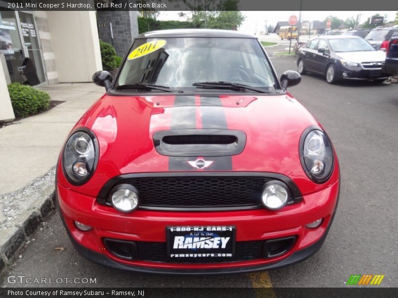 Chili Red / Carbon Black 2011 Mini Cooper S Hardtop