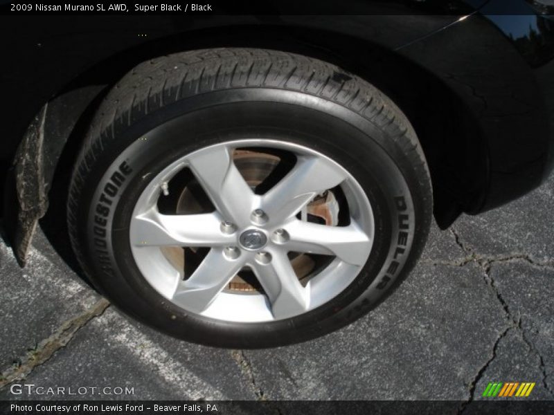 Super Black / Black 2009 Nissan Murano SL AWD
