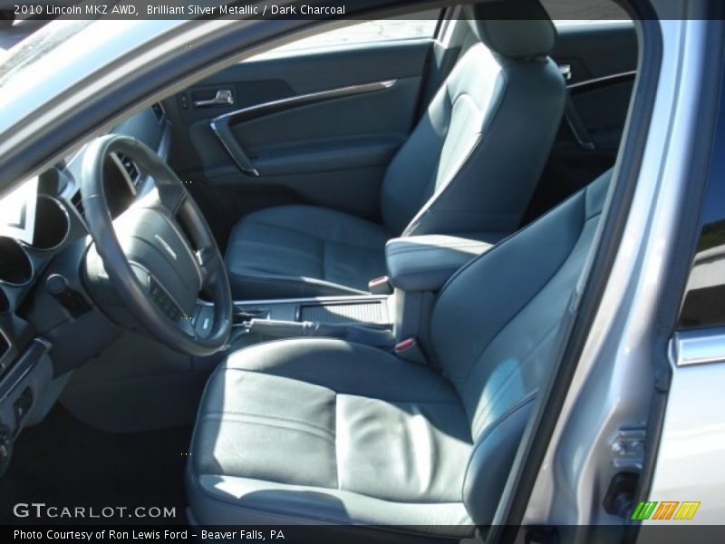 Brilliant Silver Metallic / Dark Charcoal 2010 Lincoln MKZ AWD