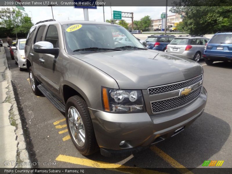 Graystone Metallic / Ebony 2009 Chevrolet Tahoe LTZ 4x4