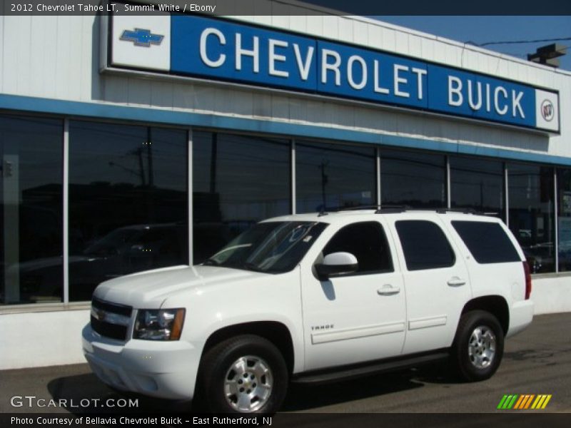 Summit White / Ebony 2012 Chevrolet Tahoe LT