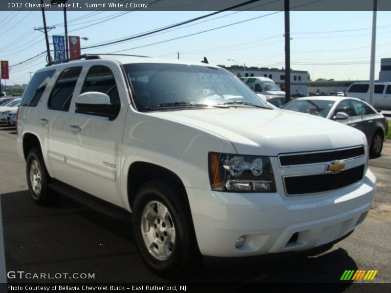 Summit White / Ebony 2012 Chevrolet Tahoe LT