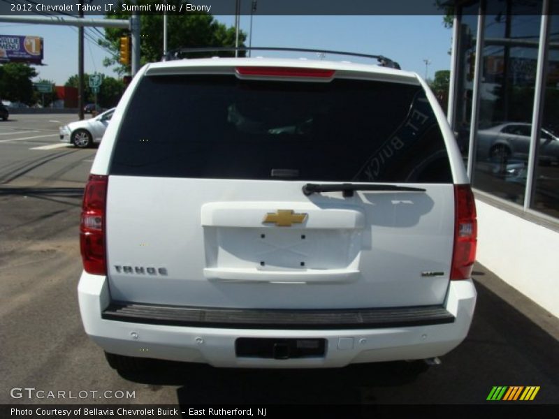 Summit White / Ebony 2012 Chevrolet Tahoe LT