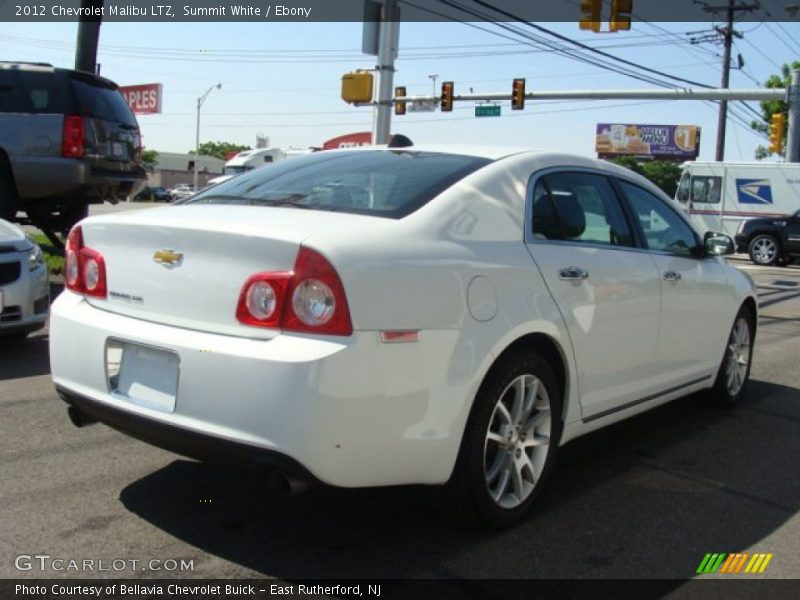Summit White / Ebony 2012 Chevrolet Malibu LTZ