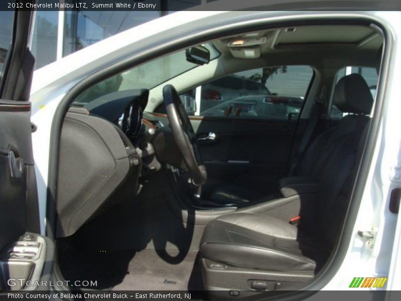 Summit White / Ebony 2012 Chevrolet Malibu LTZ