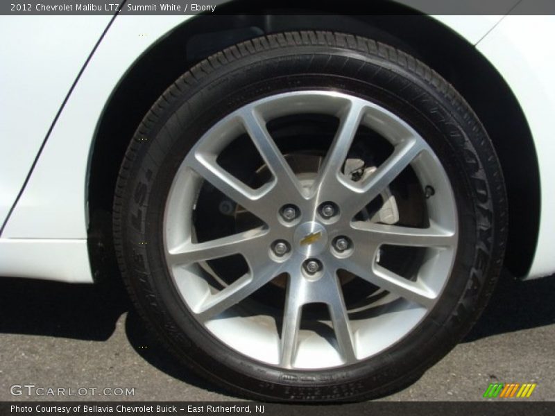 Summit White / Ebony 2012 Chevrolet Malibu LTZ
